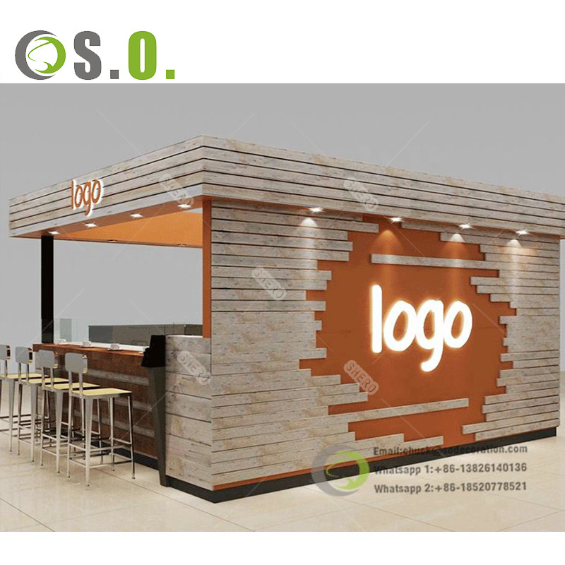 Portable beverage /coffee /juice bar / ice cream shop kiosk counters and furniture