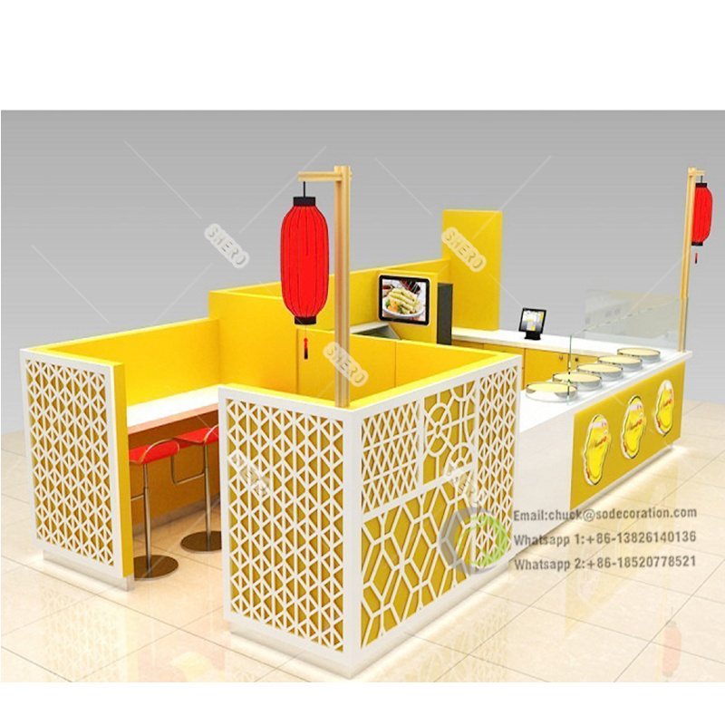 Customized bubble tea shop interior design fancy ice cream bubble tea juice shop bubble tea shop counter