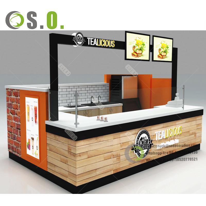 Customized Food Kiosk Design Ideas Designing Manufacturer Mall Indoor Kiosk Food Coffee Shop Counter