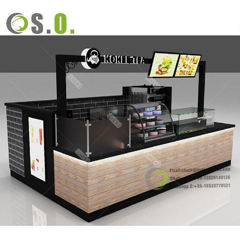 Shero Shopping Mall Food Kiosk Modern Ice Cream Food Kiosk Free 3D Food Kiosk Ideas Design