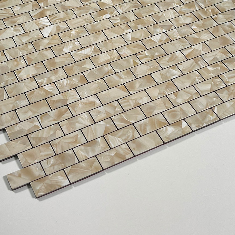 Good Quality Backsplash Kitchen Self Adhesive Mosaic Tiles Peel And Stick Aluminum Mosaic For Interior Wall