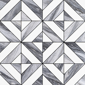 Factory Custom Backsplash Gray White Self Adhesive Wall Tile Environmental Material 3D Peel And Stick Mosaic Tile