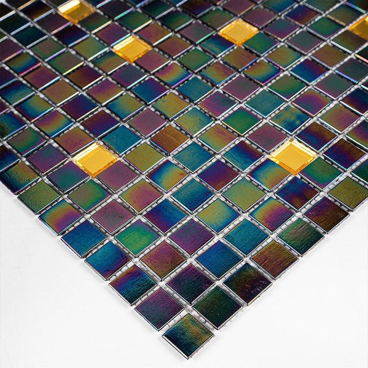 Factory Custom Wholesale Peel And Stick Mosaic Tiles Scratch Resistance Glass Mosaic Tile For Bathroom