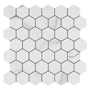 Modern Backsplash Kitchen Hexagonal Wall Sticker 3d Easy Diy Peel And Stick Mosaic Tile For Bathroom