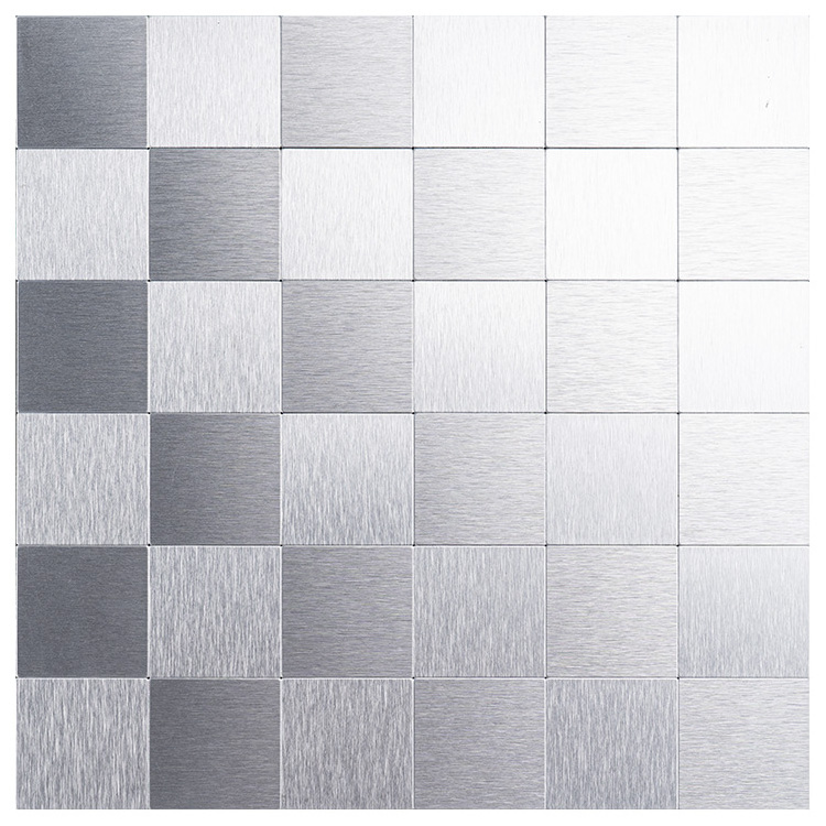 Modern Design Pvc Self Adhesive Mosaic Tiles Scratch Resistance Kitchen Peel And Stick Backsplash