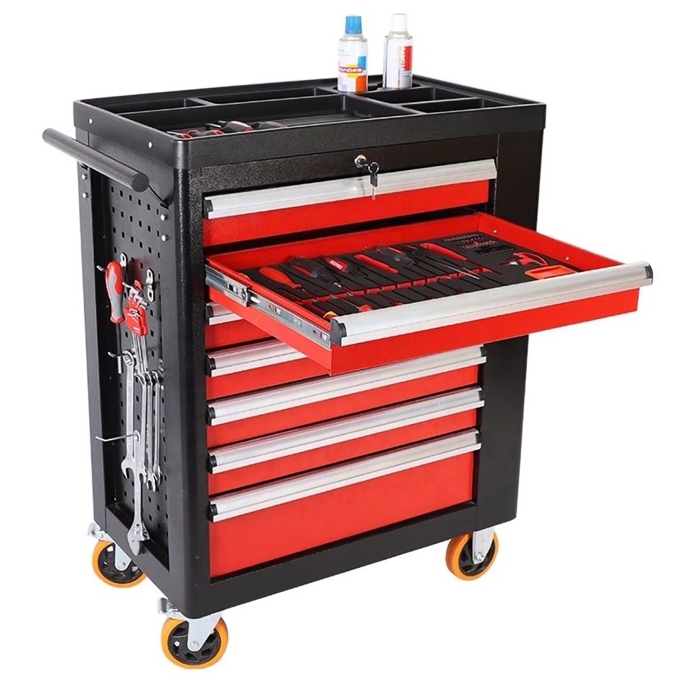 Tools Organizer Outdoor Repair Combination Multi Drawers Tool Chest on Wheels