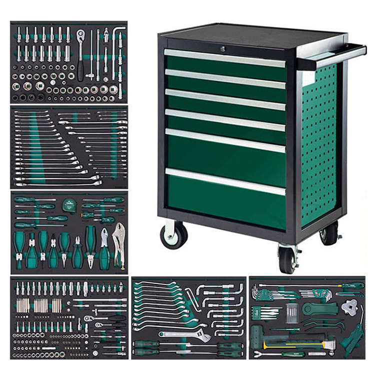 Tools Organizer Outdoor Repair Combination Multi Drawers Tool Chest on Wheels