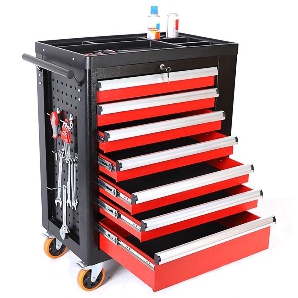 Tools Organizer Outdoor Repair Combination Multi Drawers Tool Chest on Wheels