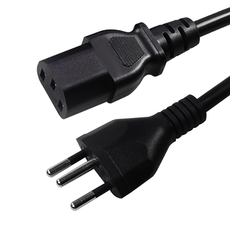 SEV Approval Power Cord Flexible PVC Copper Cable 10A Swiss 250V 3 Pin Prong Pole 1m 1.5m 2m Power Cable Swiss Plug