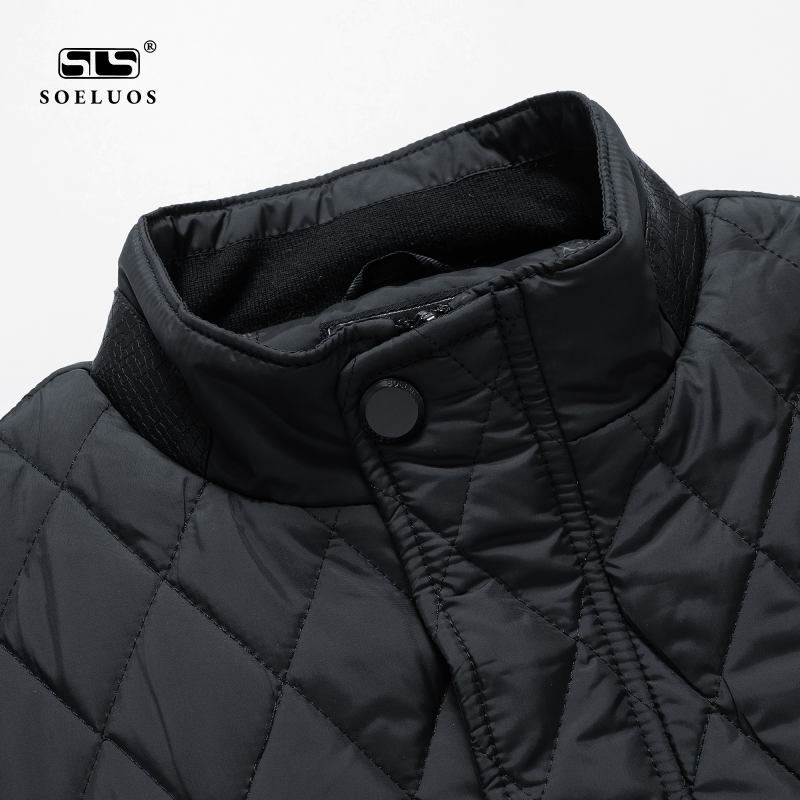 Wholesale Sleeveless Quilted Jacket Stand Collar Zip Puffer Vests Polyester Men's Quilted Vest