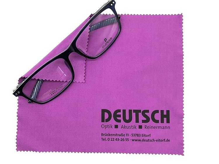 Microfiber Eyeglasses Cloths Logo Printed Micro Fiber Lens Screen Glass Cleaning Cloth