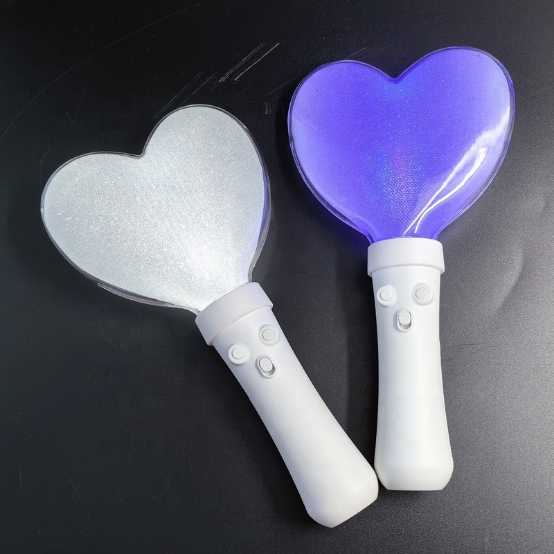 Led Party Rave LED Heart Stick Flashing Light Stick Glow In The Dark Wedding Concert Event Party Supplies Decoration