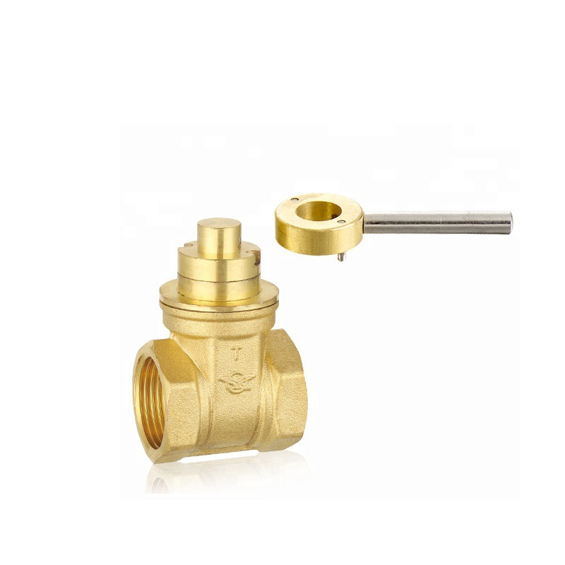 Brass Magnetic Lock Gate Valves 1/2 