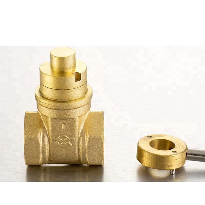 Brass Magnetic Lock Gate Valves 1/2 