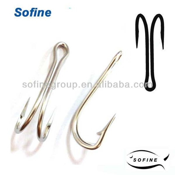 7897 Stainless Steel Saltwater Double Hook