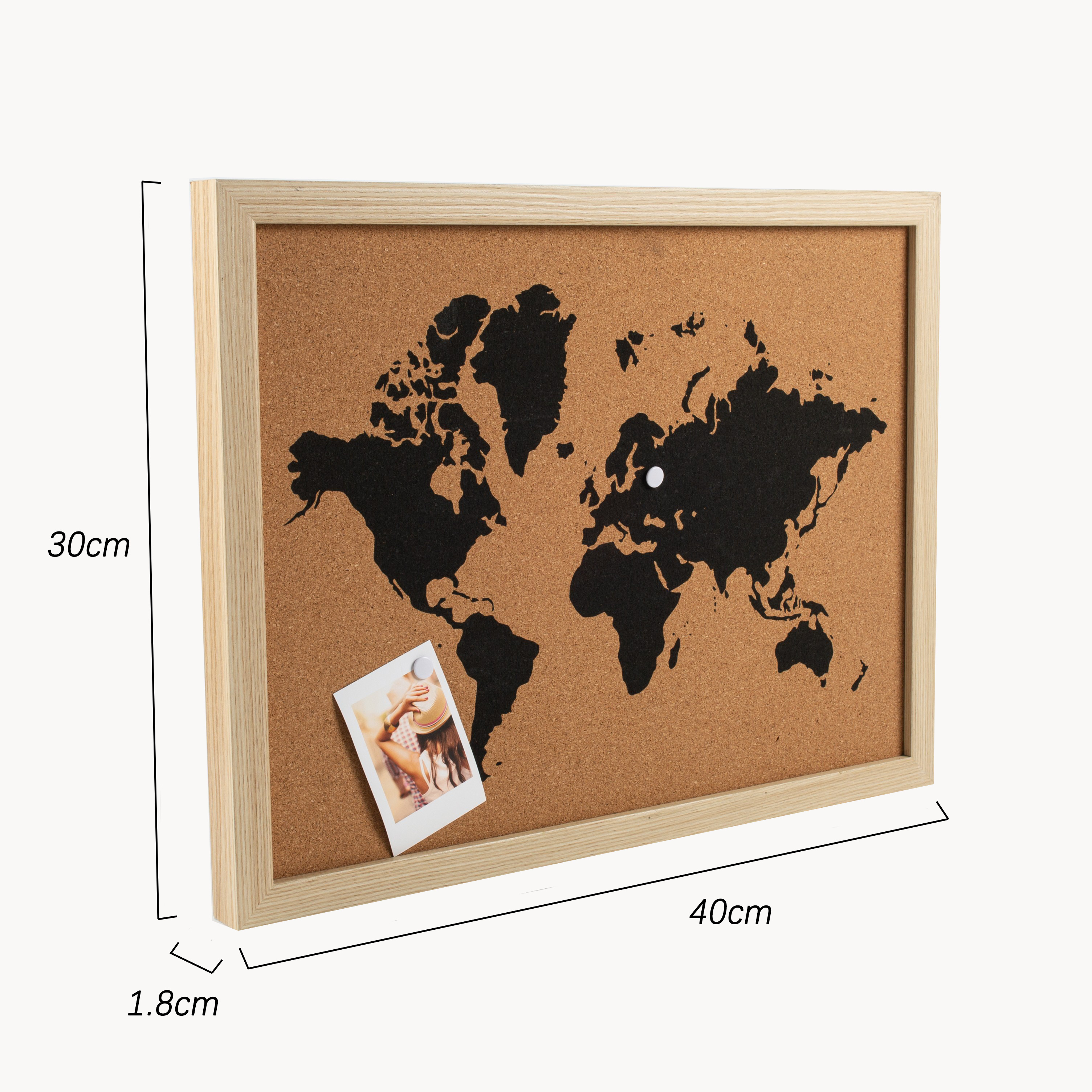 Sofine High Quality Wholesale Cheap Price Wall Mounted World Map Bulletin Message Cork Board