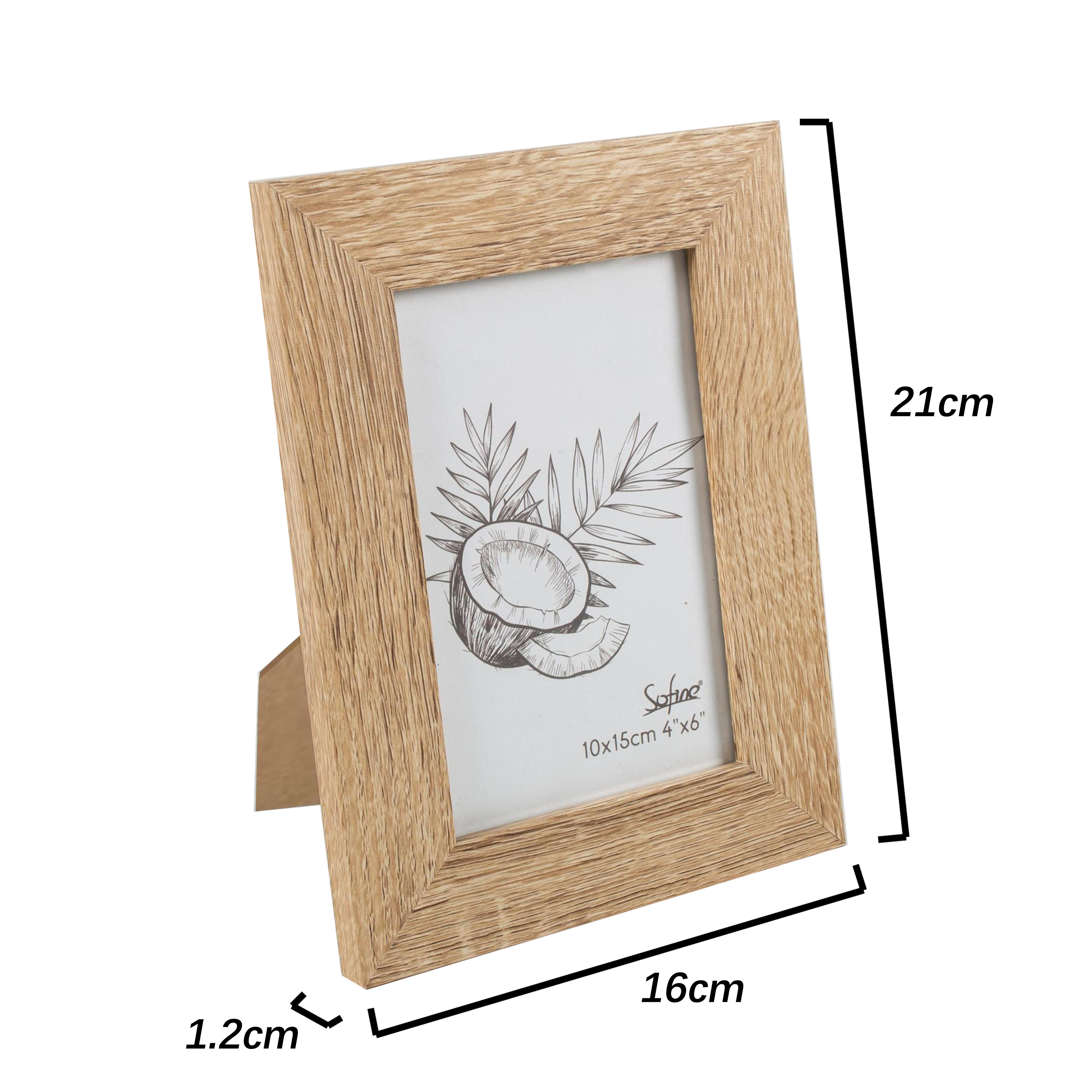 Wholesales Custom MDF Photo Frame Home Decoration Classic 4x6 Wood Photo Frame