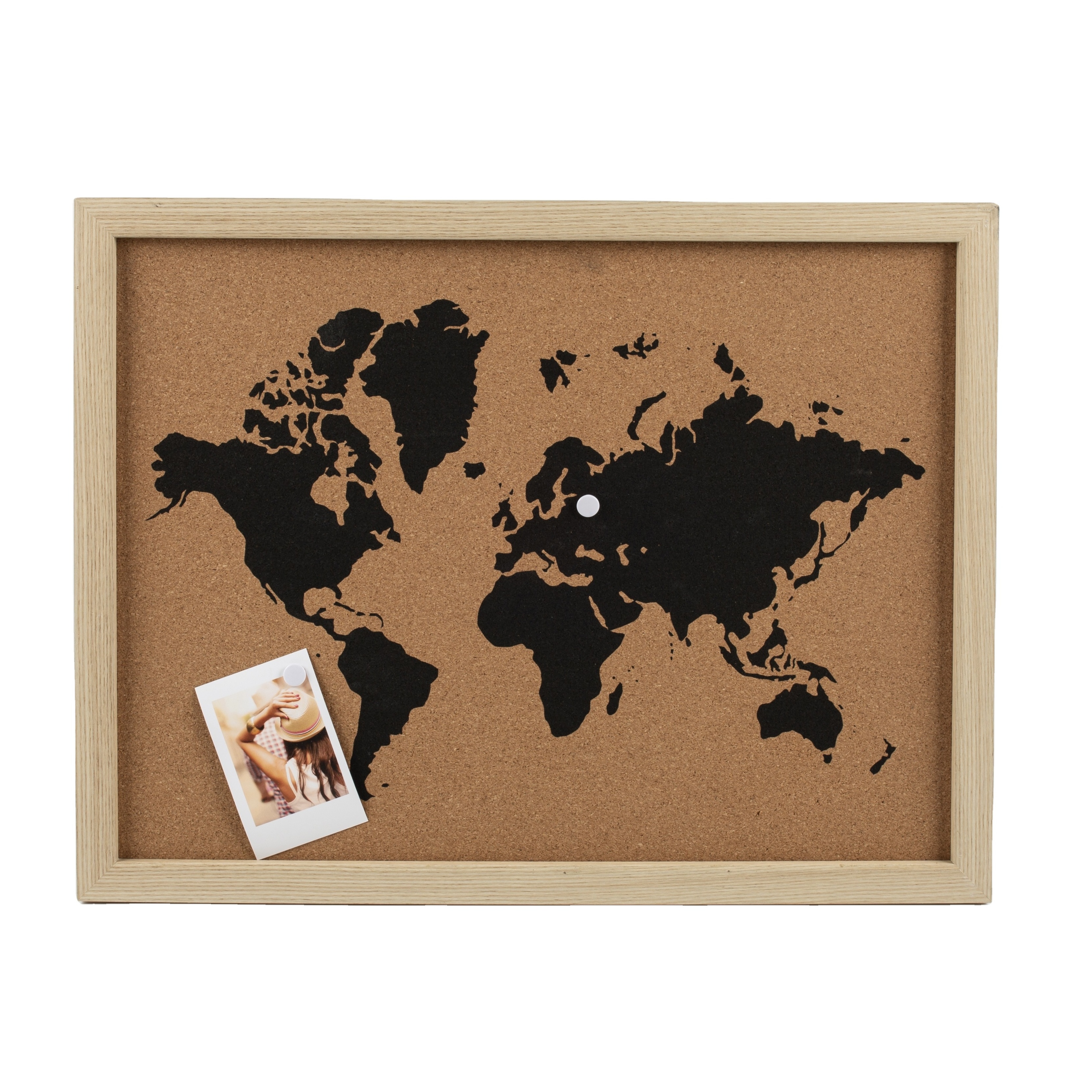 Sofine High Quality Wholesale Cheap Price Wall Mounted World Map Bulletin Message Cork Board