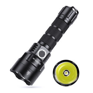 Powerful Long Range LED Flashlight 21700 SST40 with Power Indicator Lantern Torch 2 Groups Ramping SOS Beacon Outdoor