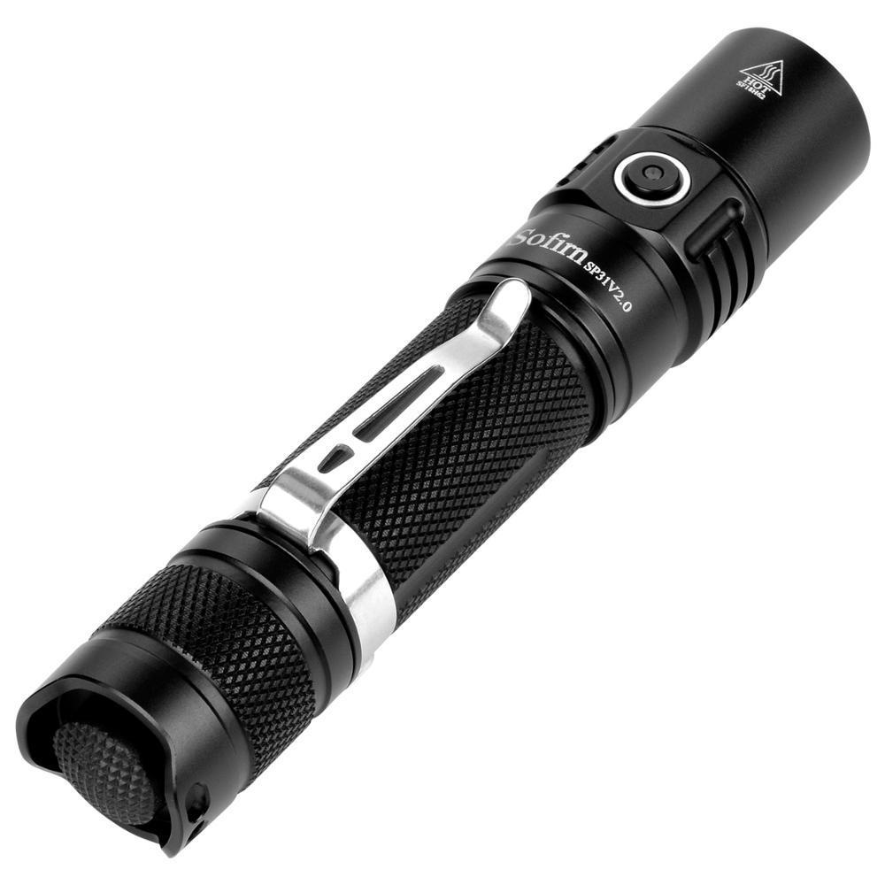 Logo Printed Aluminum 5 Modes Light Tactical Powerful Led 1200 Lumens  XPL HI Flashlight for Camping Hiking Emergency