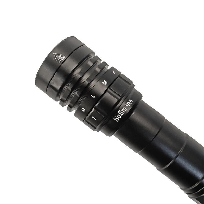 High Quality Dive Torch Underwater Diving Flashlight light with 18650 Battery