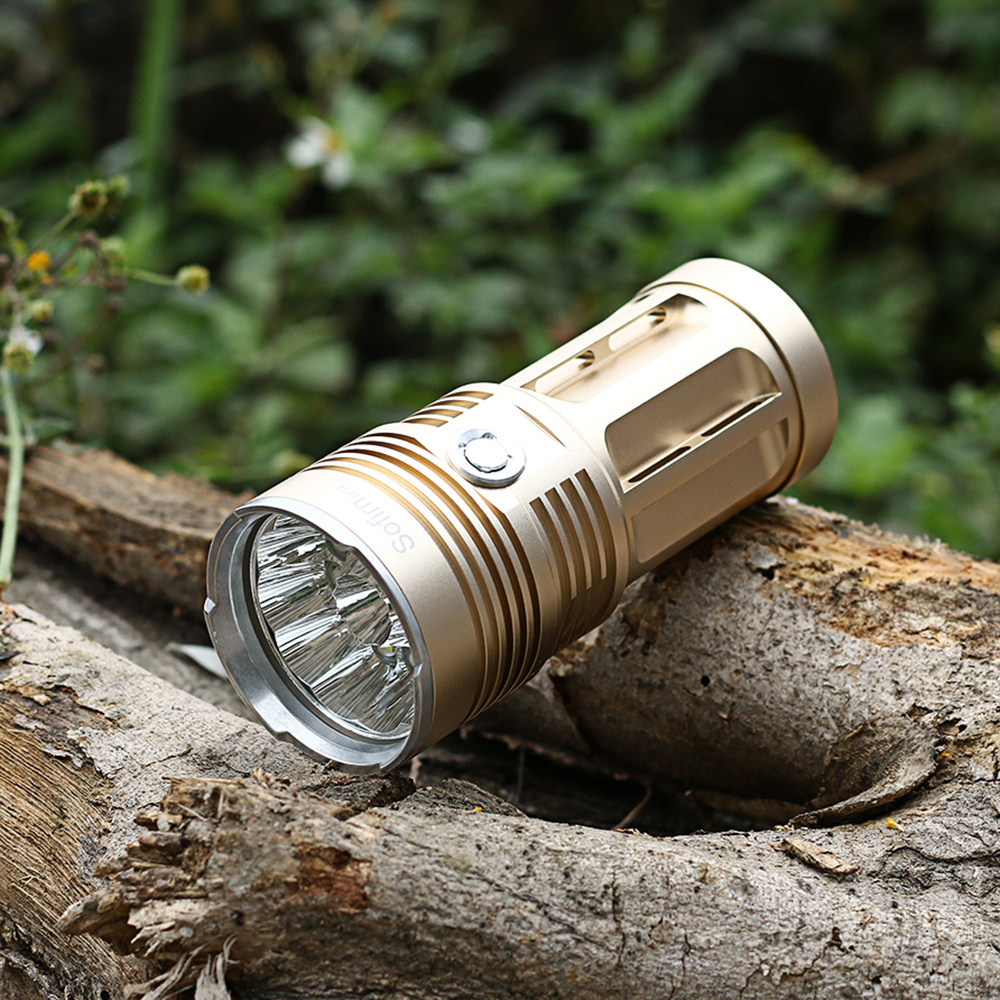 SF34 Factory 12XK LED 3000 Lumens 4x18650 Rechargeable Lithium Battery High Power Flashlight  Led Torch