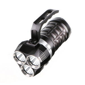 Waterproof Rechargeable Battery Underwater Torch Ip68 Diving Flashlight For Fishing Hunting Hiking