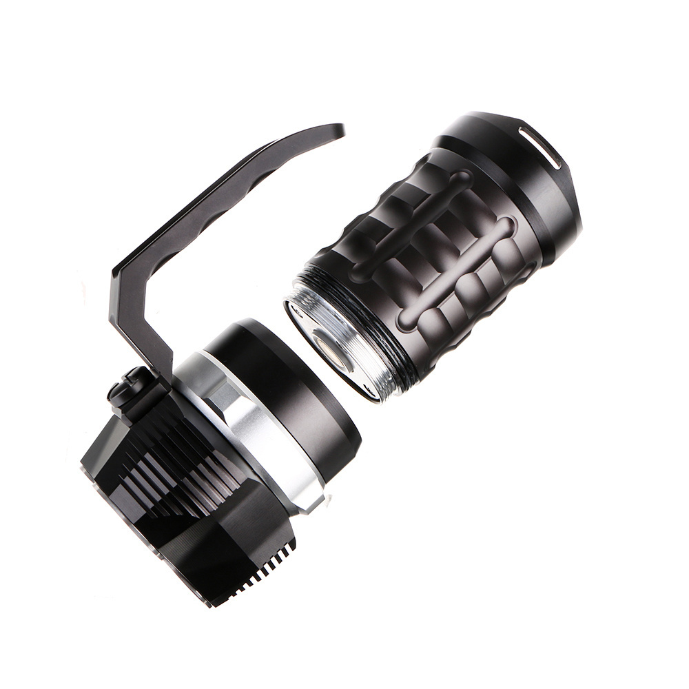 Diving Flashlight Rechargeable High Power  6000 Lumen Water Resistant  18650 Tactical Led Flashlight