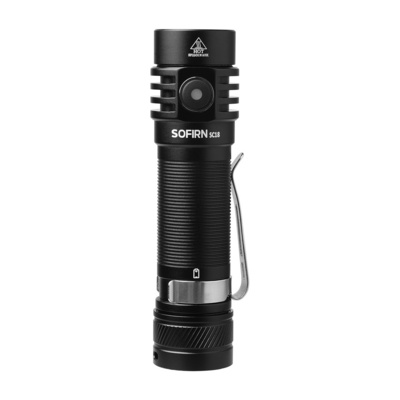 1800 High Lumen Super Bright Pocket Light with Type C Charging Port EDC Small Rechargeable Flashlight