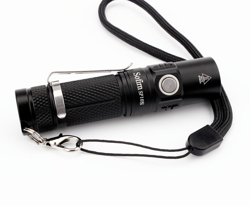 Sofirn 100 lumen mini lightweight bright aluminium Waterproof ip68 led pocket torch flashlight