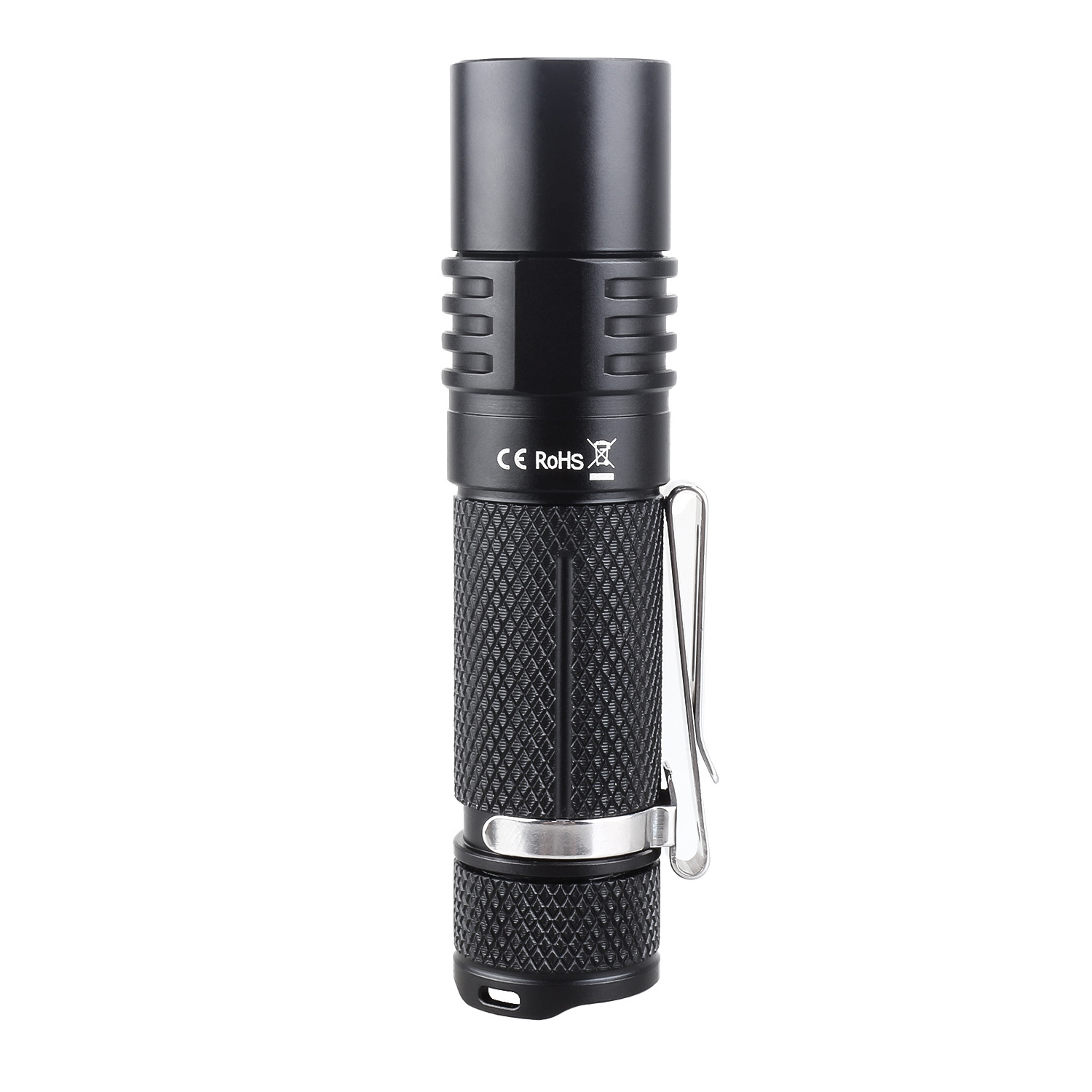 Portable ABS led torch light built-in charging plug rechargeable 1W flashlight outdoor home emergency LED flashlight