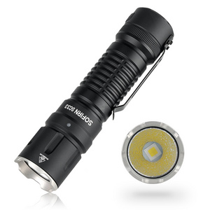 Sofirn SC33 XHP70.3 HI LED Flashlight Tactical 5200lm Powerful 21700 USB C Rechargeable Torch with Tail E-switch Outdoor Light