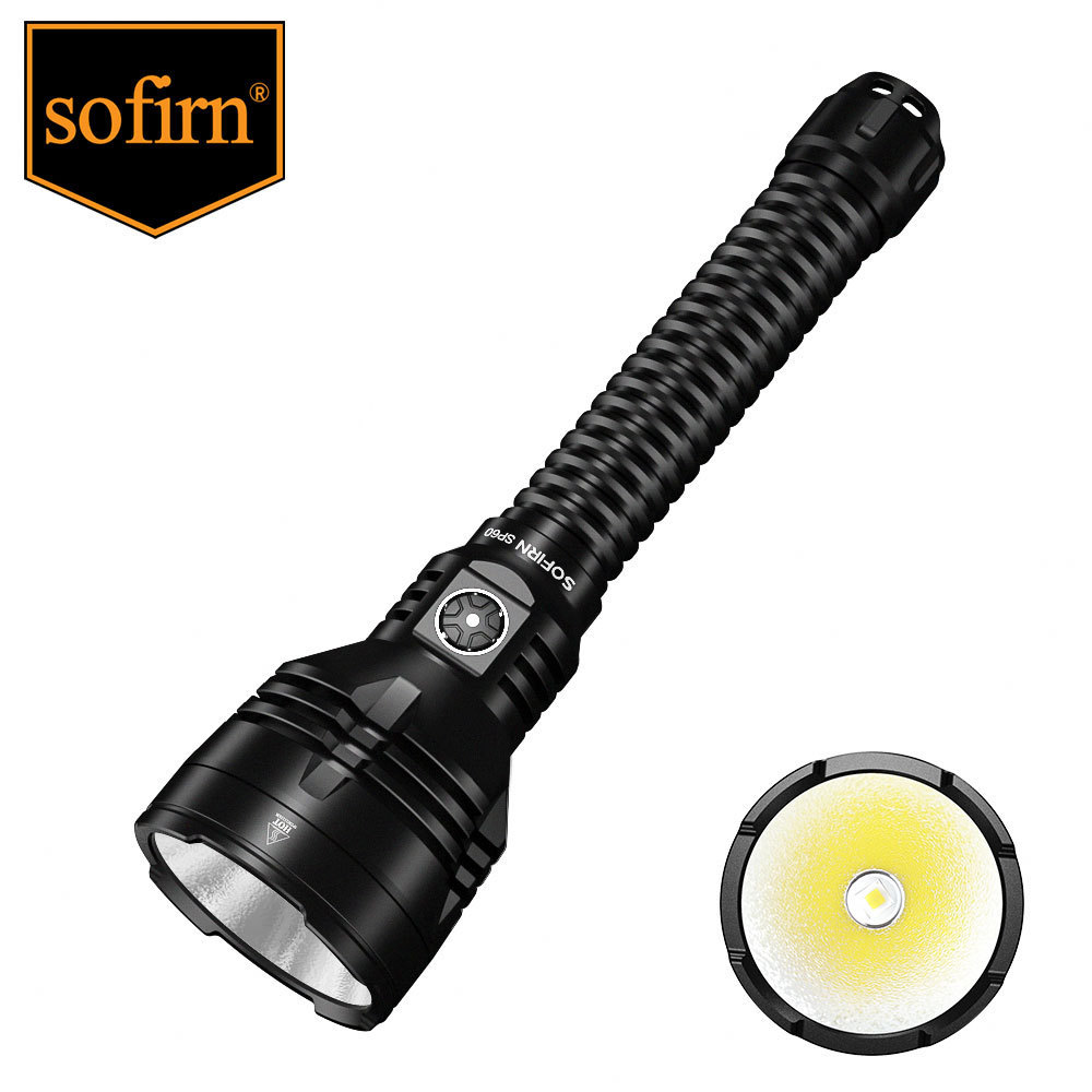 Sofirn Super Bright 6800 Lumens 915M Thrower Flashlight XHP70.3 LED Flashlight with Powerbank Output