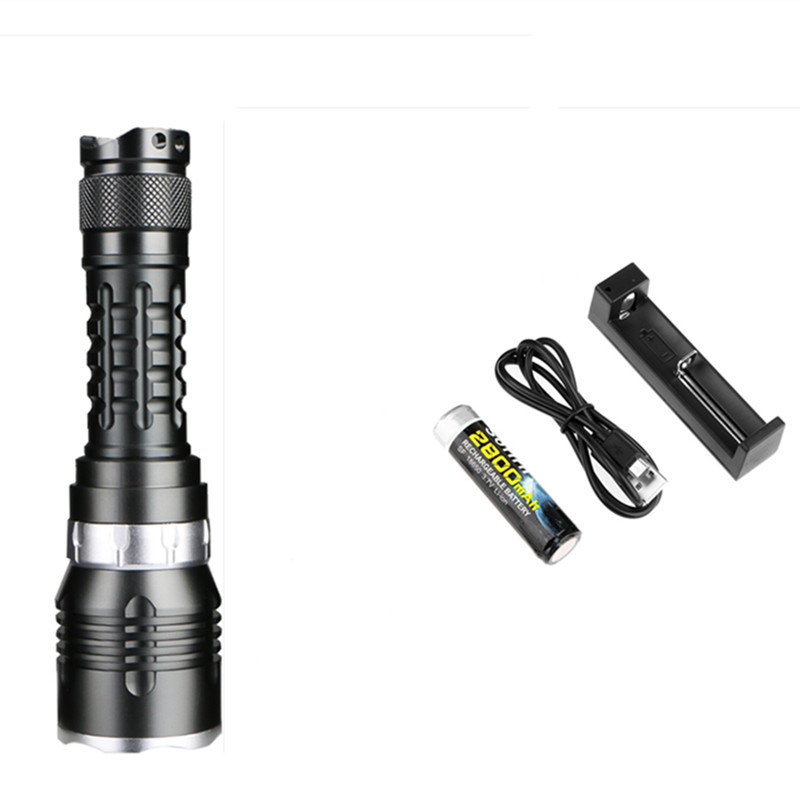 Aluminum High Power Super Bright Led Diving Torch Lights Underwater 70 Meters Depth Led Diving Flashlight