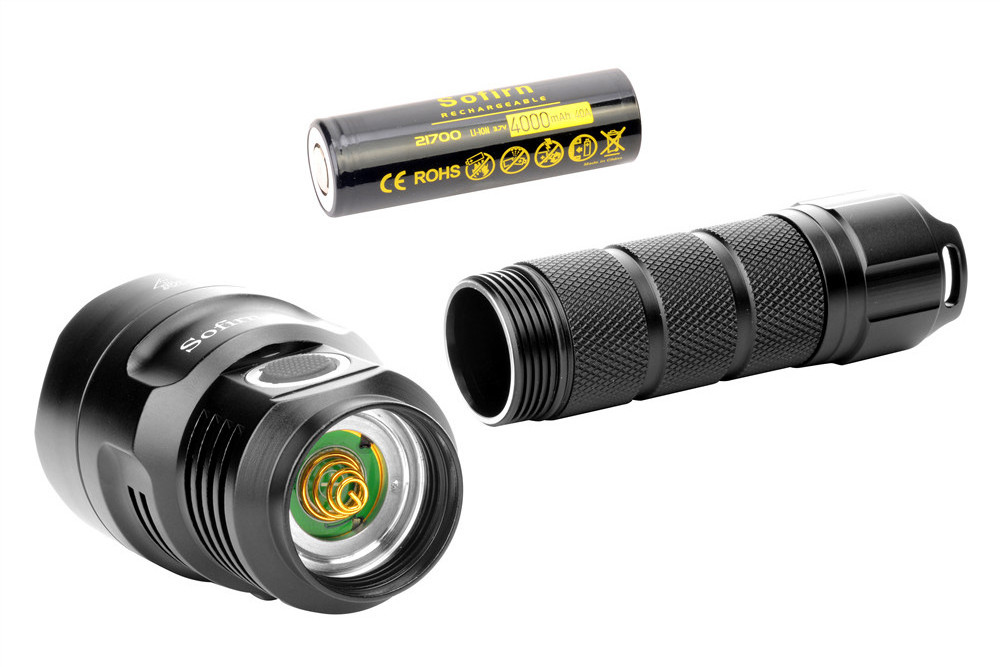 Sofirn C8G Powerful 21700 LED flashlight XHP35 HI or SST40 2000lm 18650 Torch with ATR 2 Groups Ramping Indicator