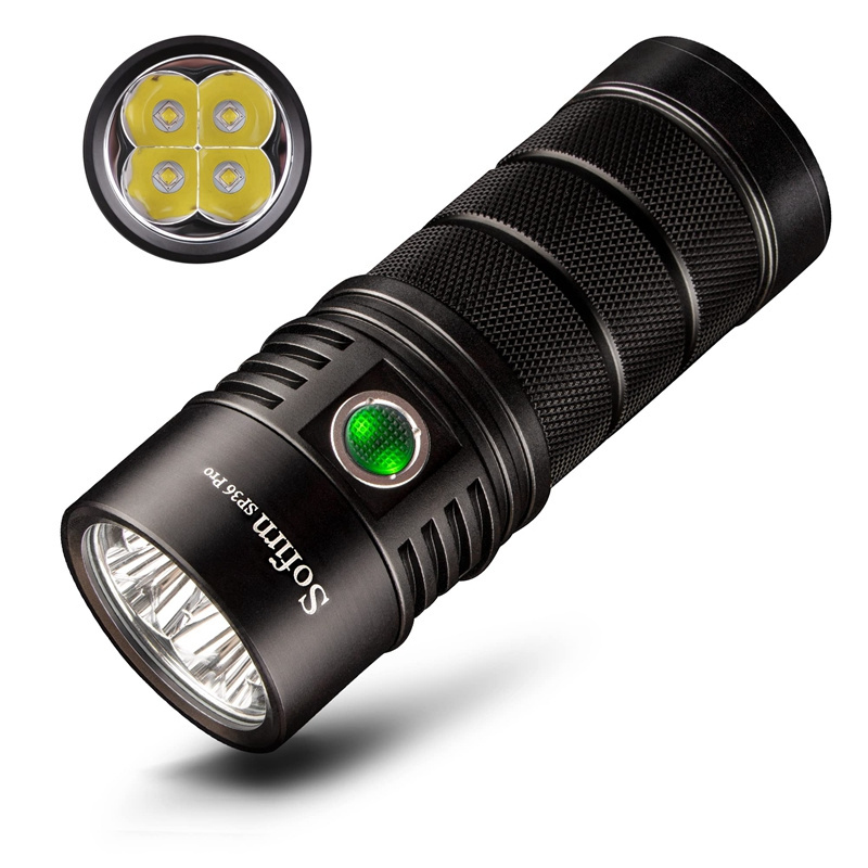 Sofirn Sp36 6000lm   Led Tactical Flashlight Rechargeable Torch Light