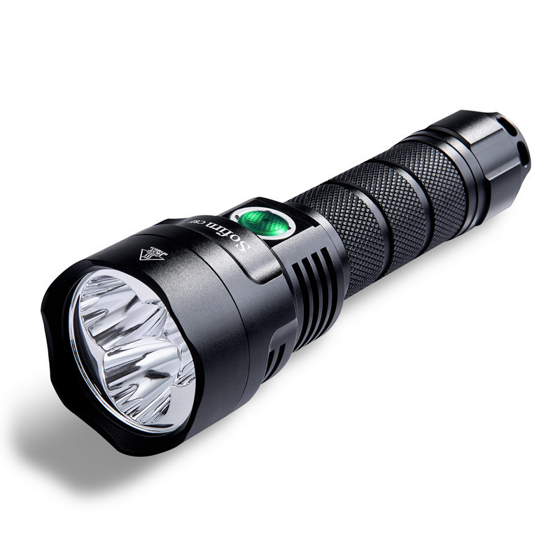 Outdoor Survival Adjustable Brightness Waterproof Power Bank 3500mah Recharge Torch Light