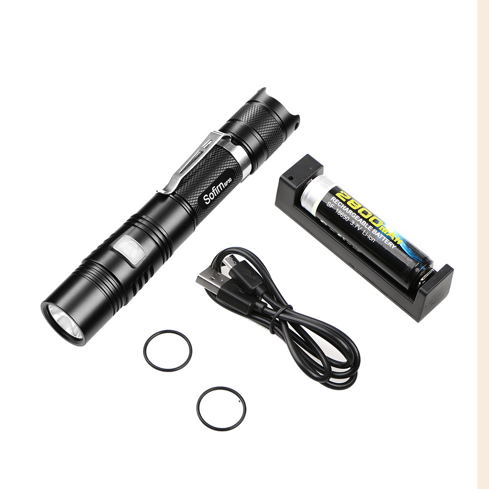 Sofirn 3.7v voltage hunting light real XPL led powerful 1000 lumens led flashlight 6 modes