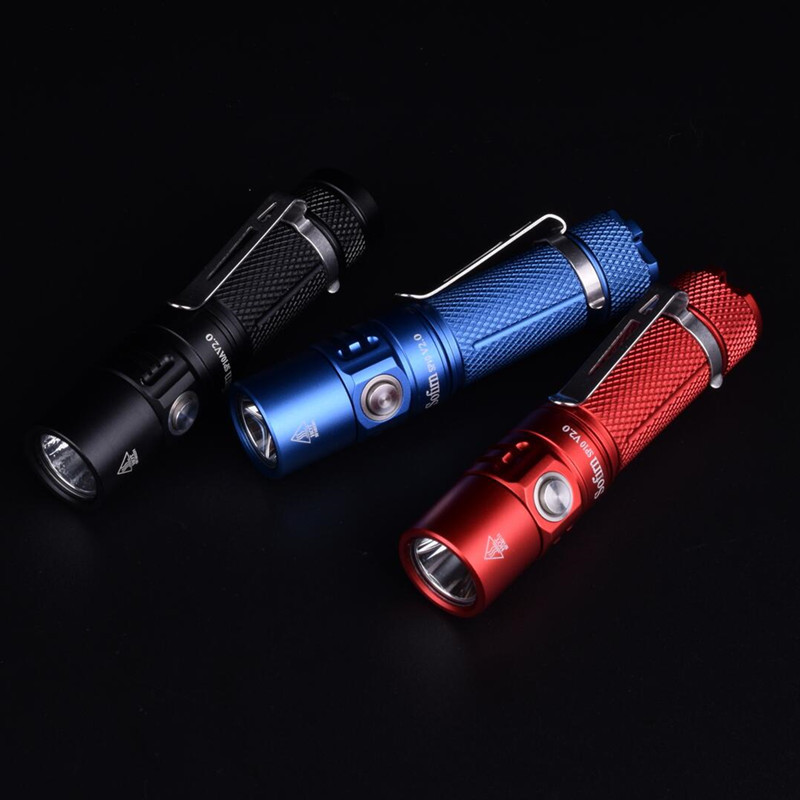 New  SP10s Waterproof XPG2 Aluminum Alloy Lamp Mini Flashlight AA 14500 Tactical LED Flashlight