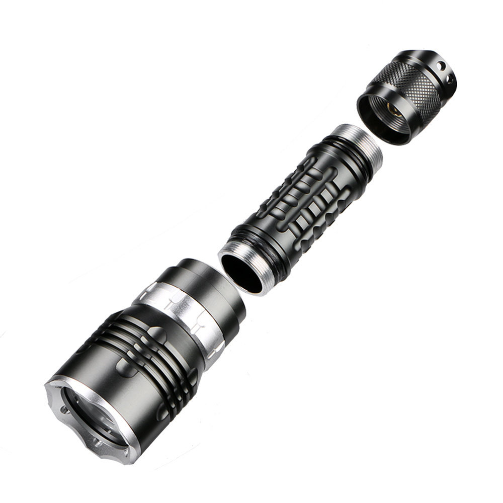 2024 Diving Flashlight Led Waterproof 70m Aluminium 800 Lumens Led Flashlight Torch For Wreck Dive