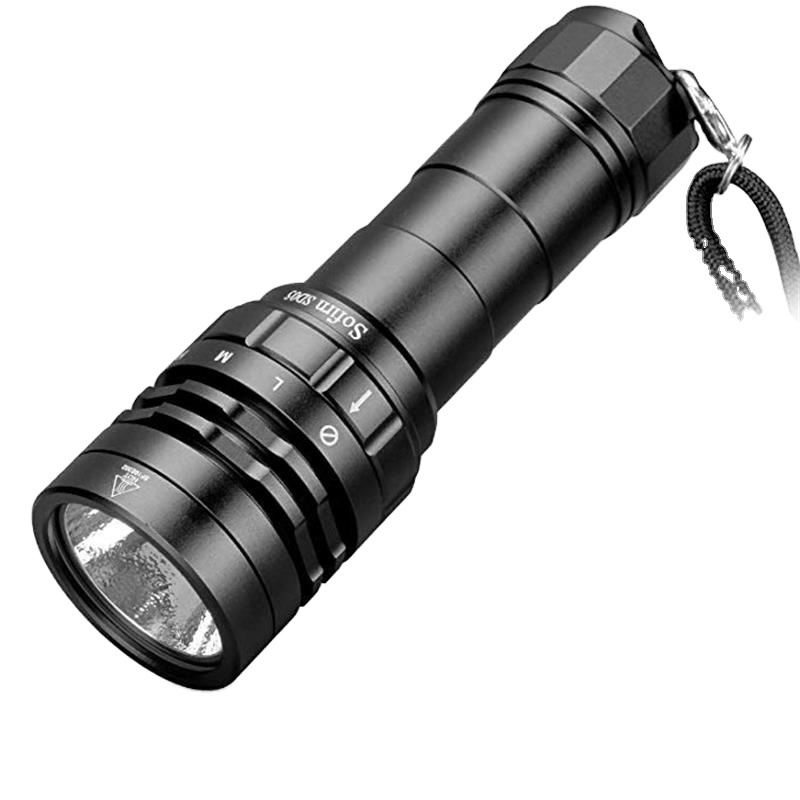 High Quality Dive Torch Underwater Diving Flashlight light with 18650 Battery