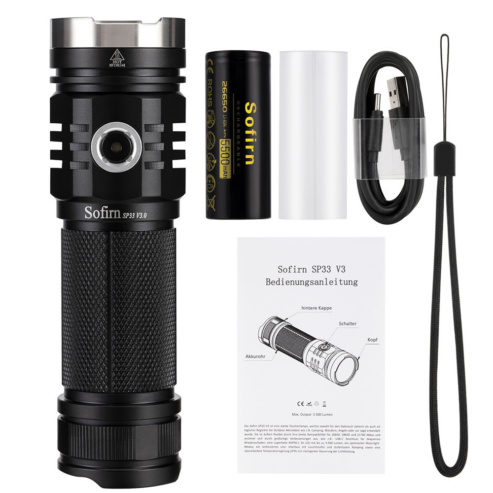 Portable 6 Models XHP50.2  LED Flashlight 1500 Lumens Super Power Torch for Law Enforcement