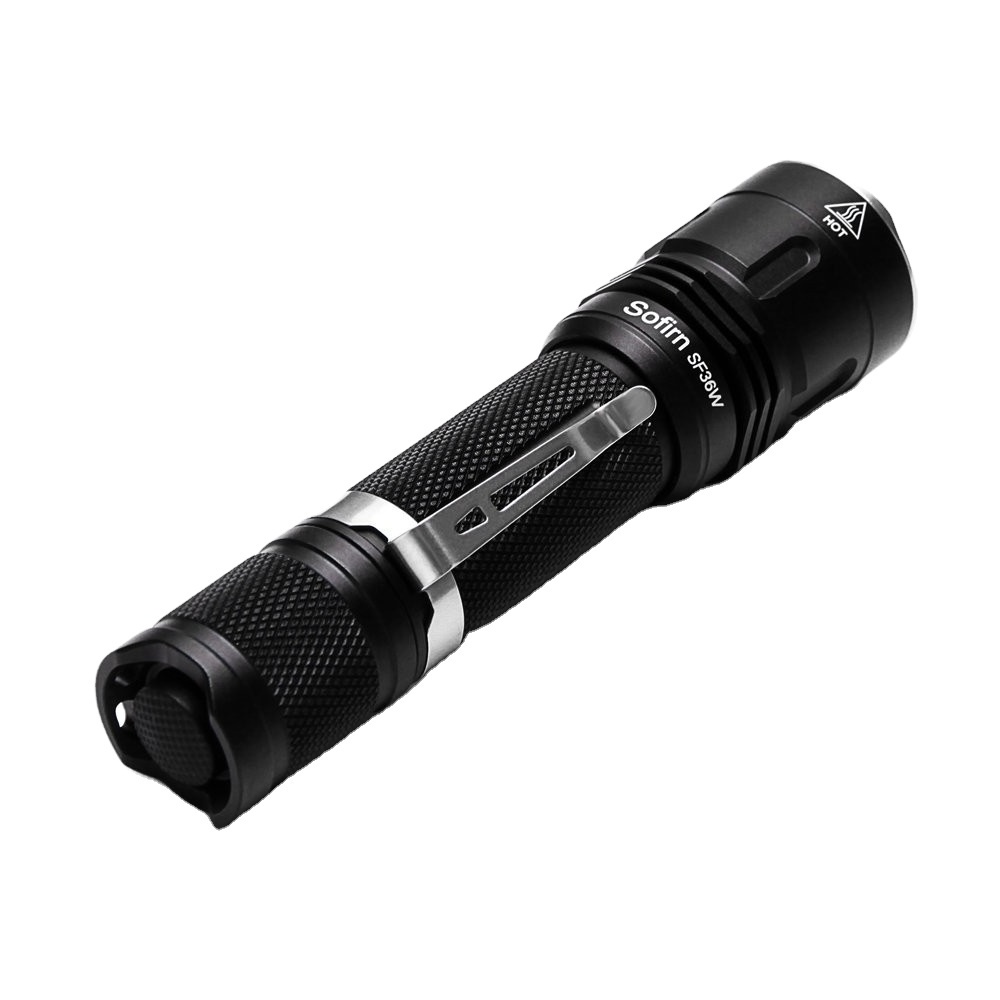 2023 New Aluminum Power Style  Led Torch Rechargeable mini Flashlight clip-on led flashlight