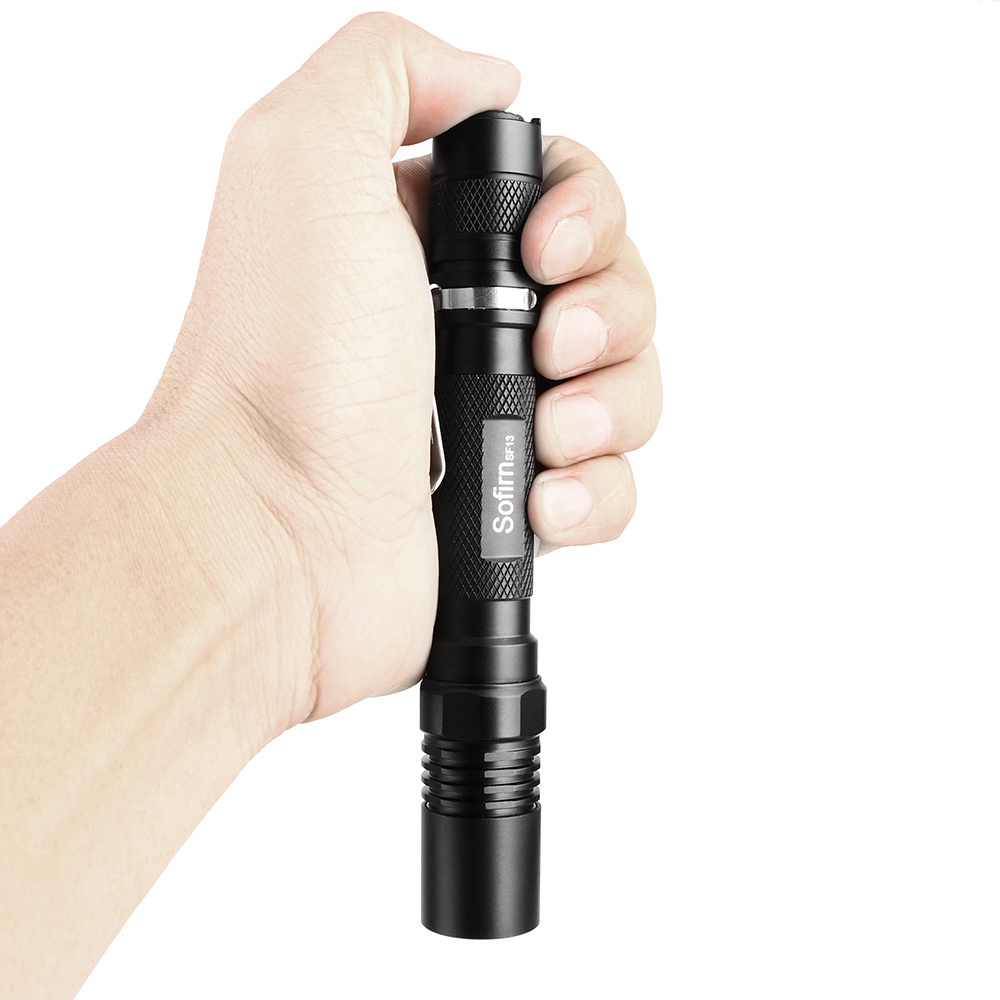 Sofirn SF13 Aluminum Alloy Rechargeable Shocker Waterproof ip68 Led Flashlight Tactical Torch