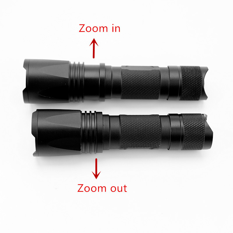 Sofirn Adjustable beam light handle LED flashlight 18650 or 3*AAA battery zoomable led flashlight torch