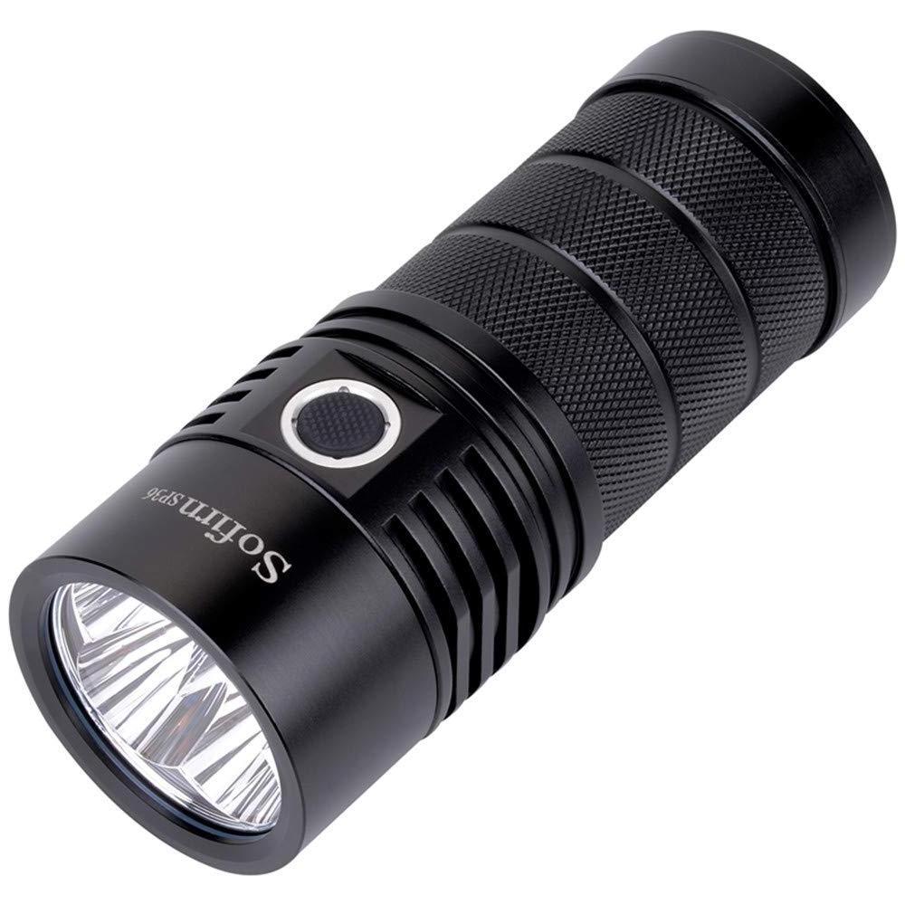 5650 lumen usb rechargeable outdoor led light aluminum professional flashlight