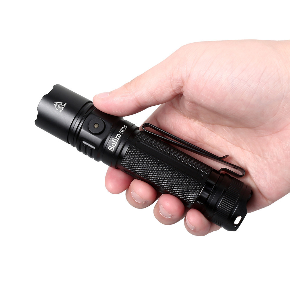 Sofirn SP35 Hot Selling Super Bright  Waterproof USB Rechargeable Torch with ATR and Buck Driver Tactical Led Flashlight