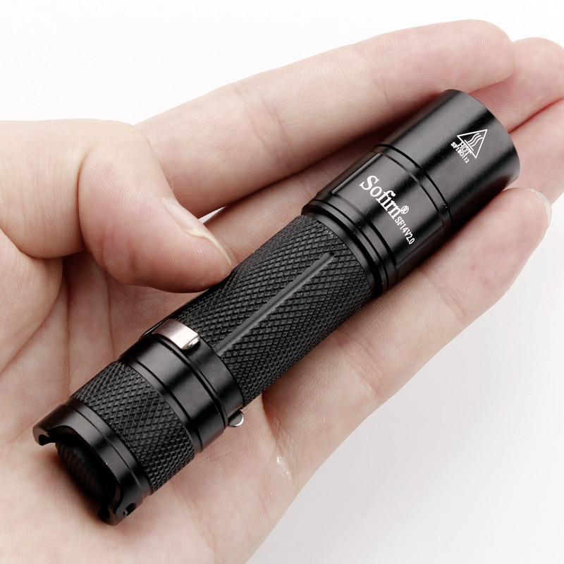 sofirn SF14v2.0 Aluminum Mini Pen Flashlight Ip68 Waterproof Purse Light Led Flashlight