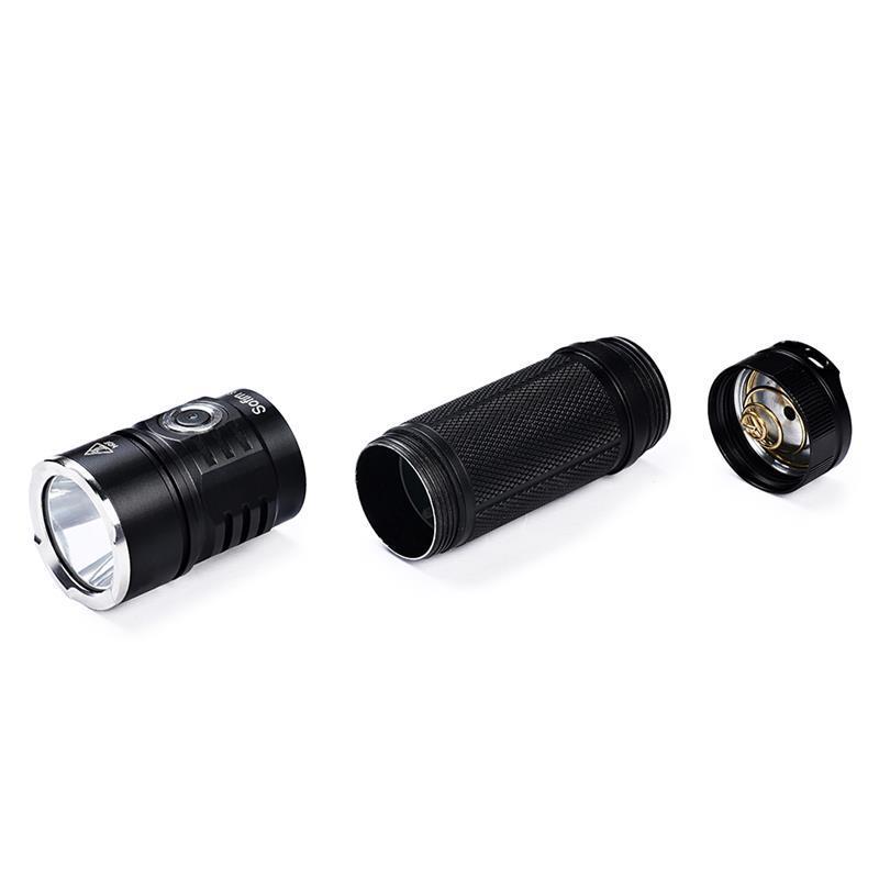 6 Modes Super Bright IP68 Waterproof Rechargeable  2500 Lumens  Aluminum Tactical Flashlight