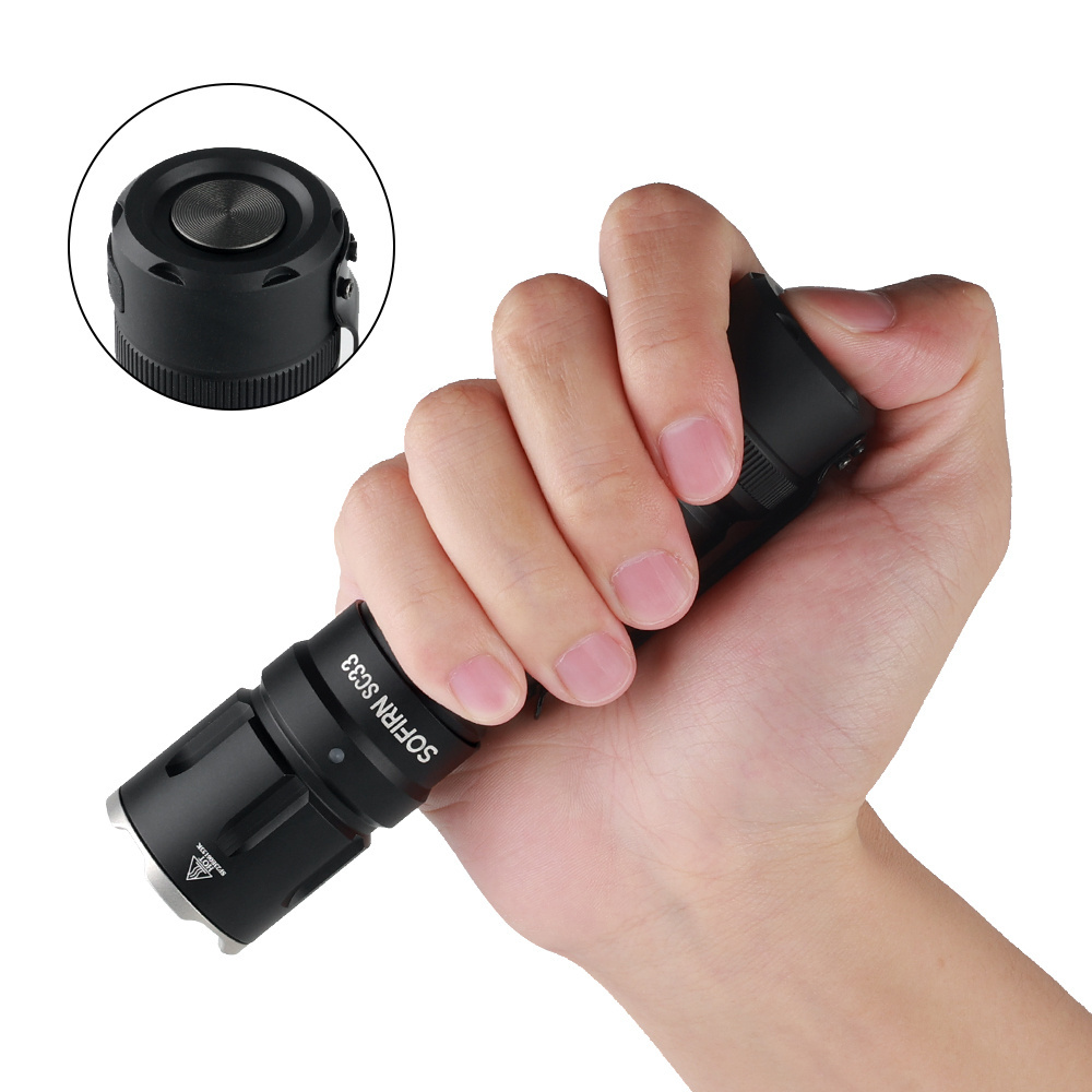 5200 lumen powerful waterproof flashlight 21700 rechargeable battery type C high lumen flashlight torch light strong